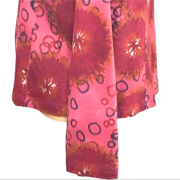 French Laundry Size Large Floral Printed Denim Jacket Pockets Fitted - Picture 5 of 15